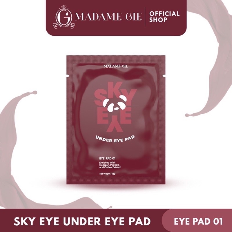 BISA COD - Madame Gie Sky Eye Under Pads - Masker Mata Jelly