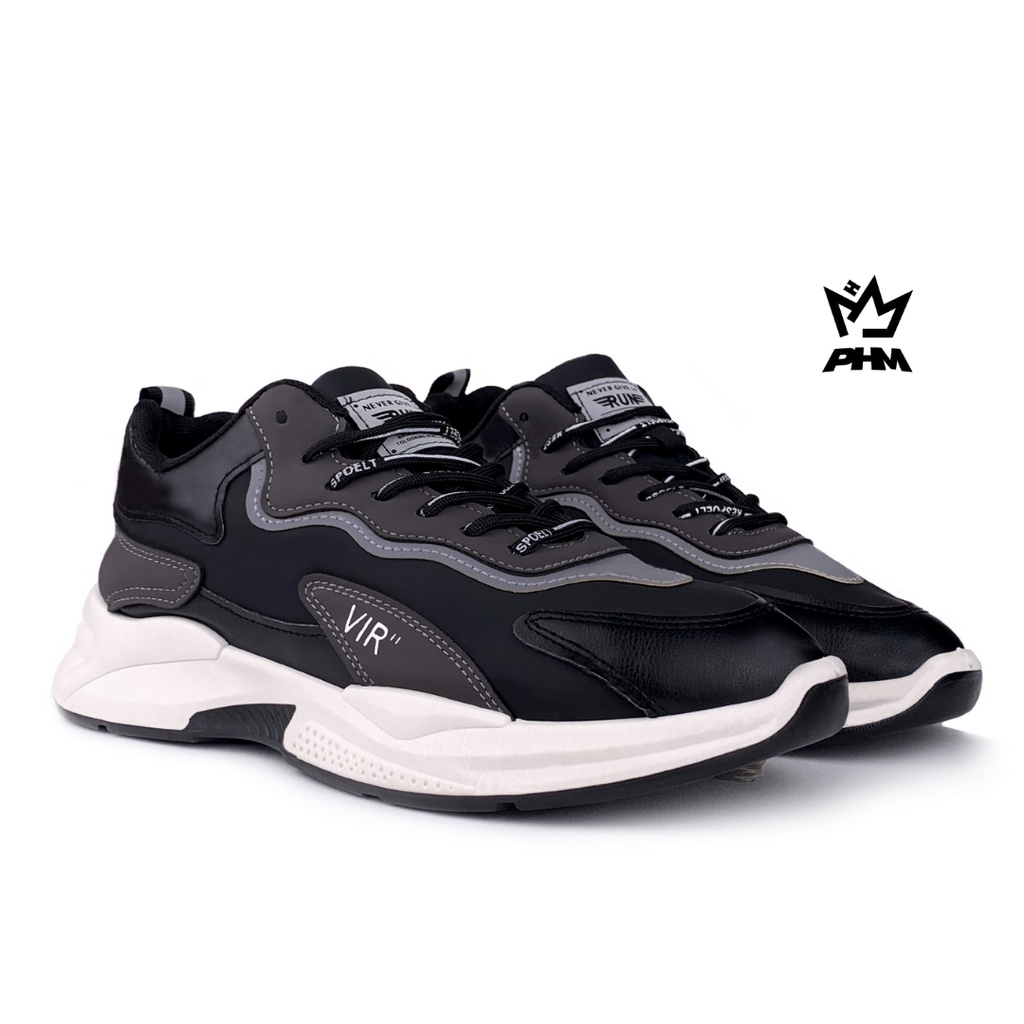 PHM Shoes [COD] Vir Sepatu Sneakers Pria Olahraga Sport Shoes Casual Running