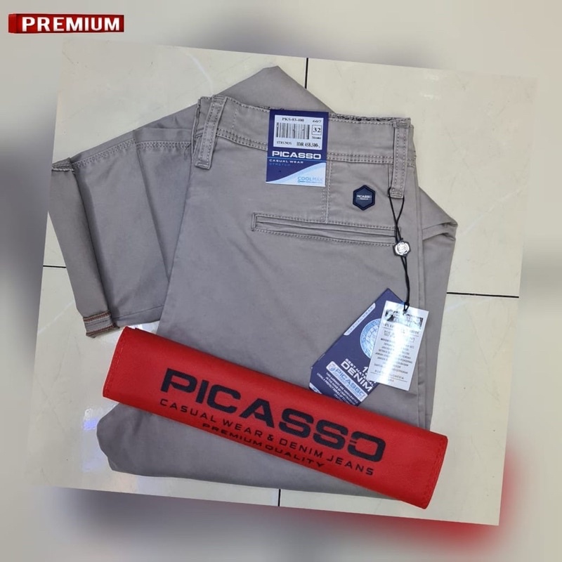 CELANA CHINOS KANVAS PICASSO ORIGINAL CELANA PANJANG PICASSO CHINO CELANA CINOS