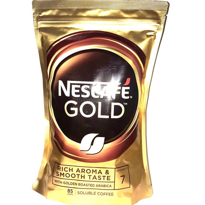 

REFILL NESCAFE GOLD RICH AROMA & SMOOTH TASTE 170 GR KOREA ARABICA 85C