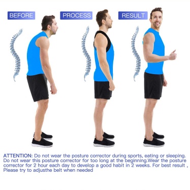 Alat bantu Penyanggah punggung brace support belt posture back support posture corrector enegerzing support