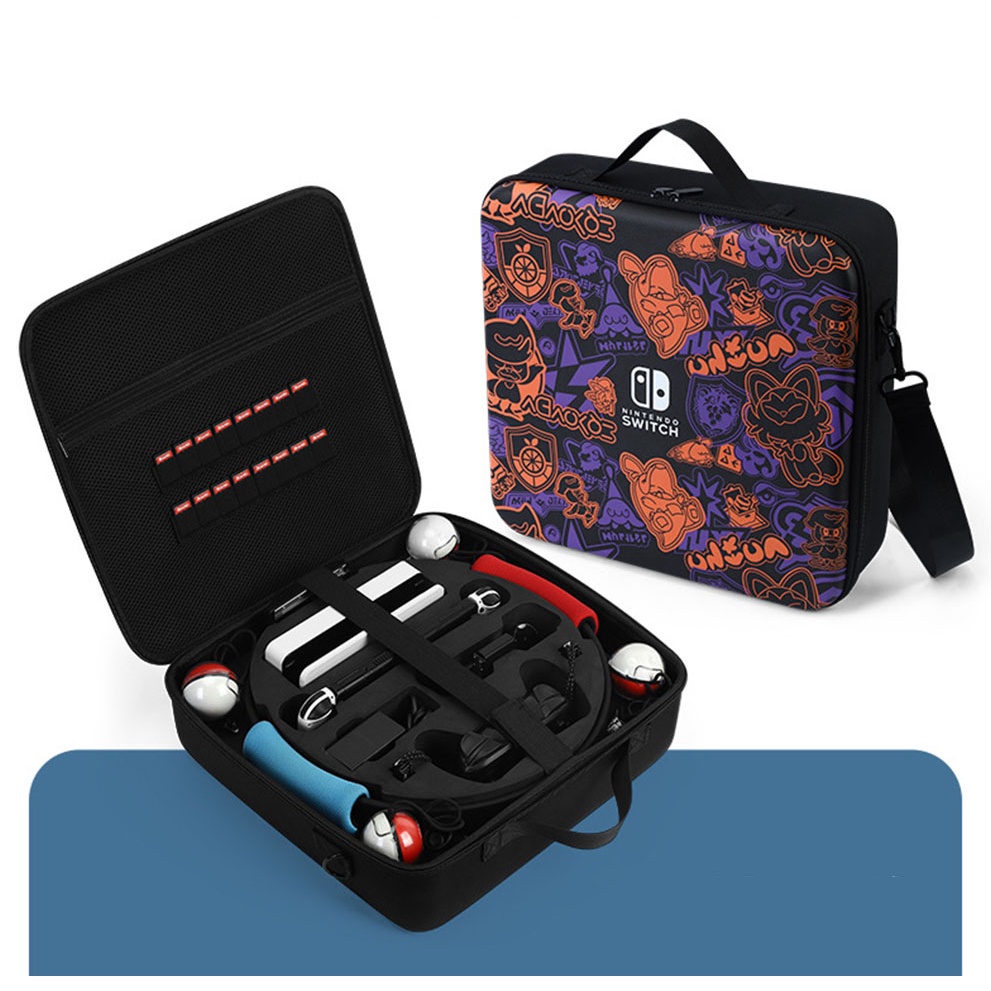 Tas Hard Case Penyimpanan Kartu Model Pok Mon Scarlet / Violet Untuk Nintendo Switch OLED / V1 V2 / Lite