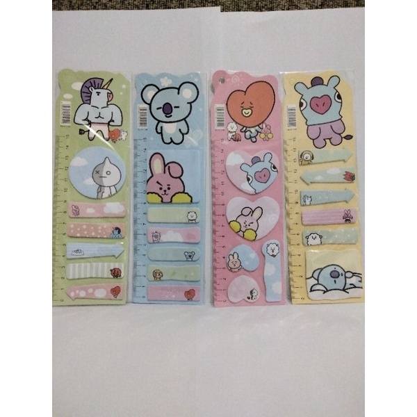 

STICKY NOTE BTS/ PENGARIS VARIAN 2 /LABEL NAMA PEMBATAS Buku