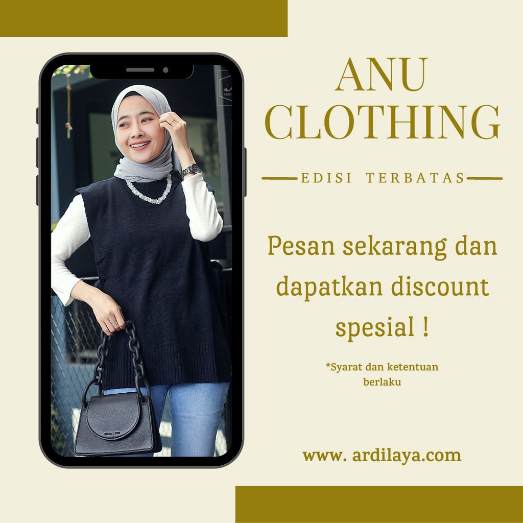 Baju wanita I baju rajut wanita I Rompi tali wanita I Vest Rompi Rajut Tali Outer - Baju Rompi Rajut