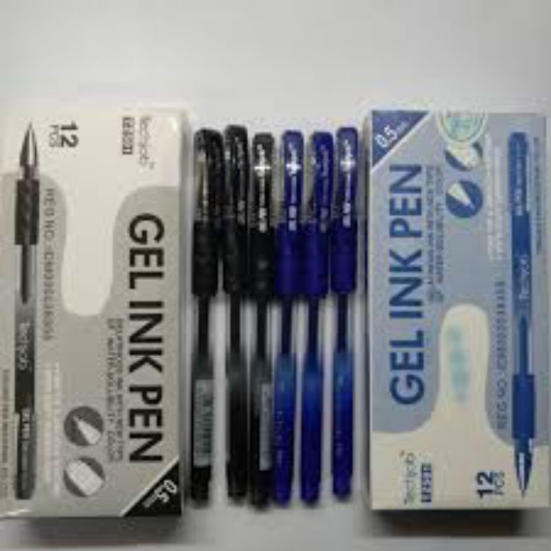 

Pen Techjob Biru Bolpen Pulpen Gel Murah