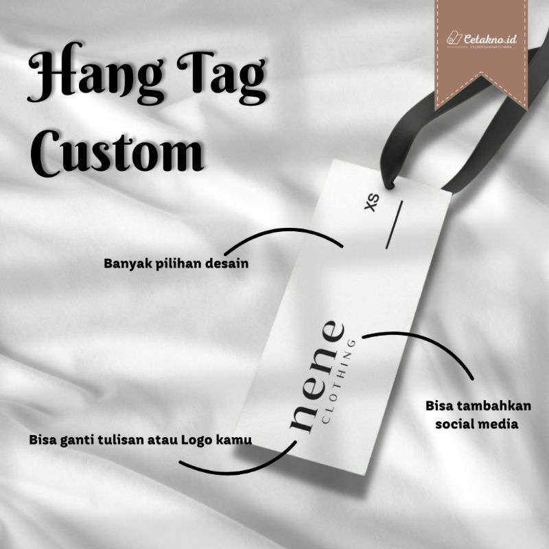 

HANG TAG / LABEL BAJU / LABEL HIJAB / LABEL HARGA / PRICE TAG CUSTOM RUSTIC