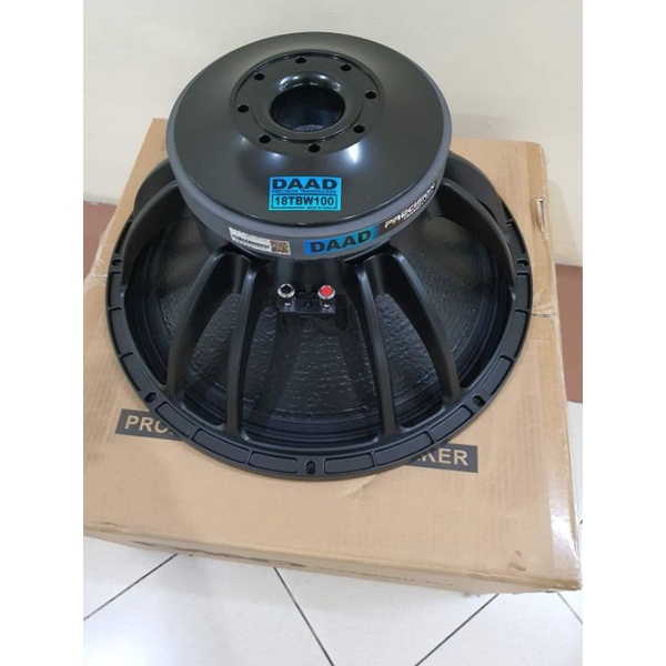 SPEAKER SUBWOOFER  DAAD 18 inch 18TBW100 ORIGINAL