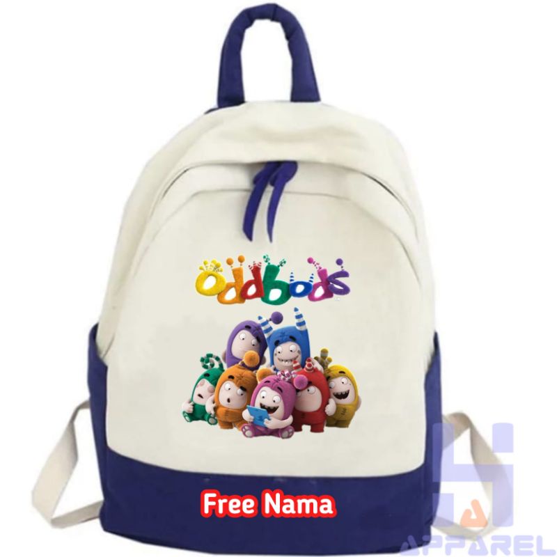 TAS RANSEL ANAK ODDBODS FREE NAMA