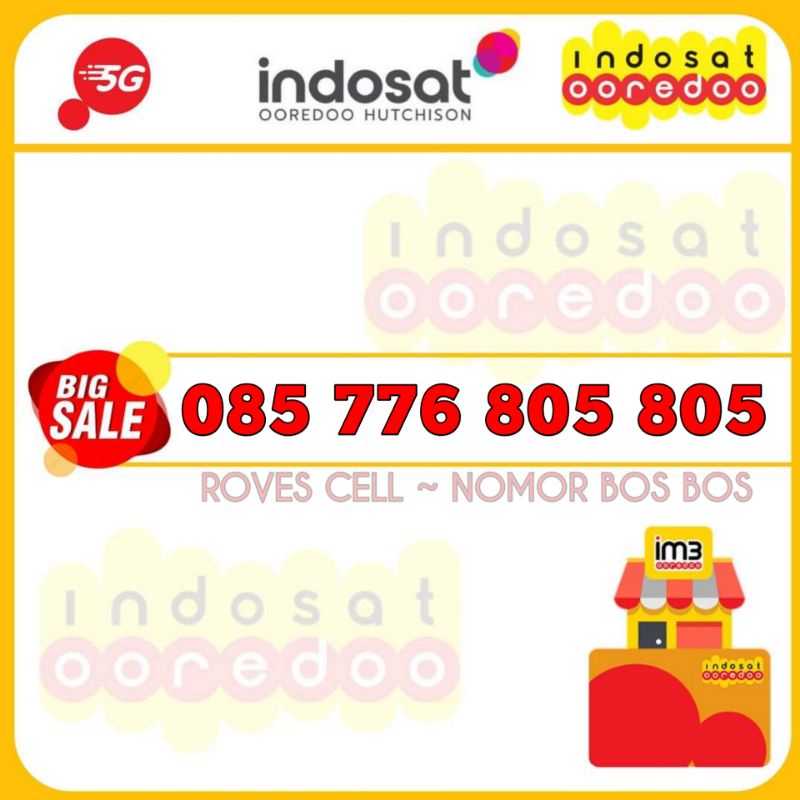 NOMOR CANTIK INDOSAT OOREDOO 805 805 BOS BOS HOKI DOUBLE BOS 805 085 776 805 805 085776805805