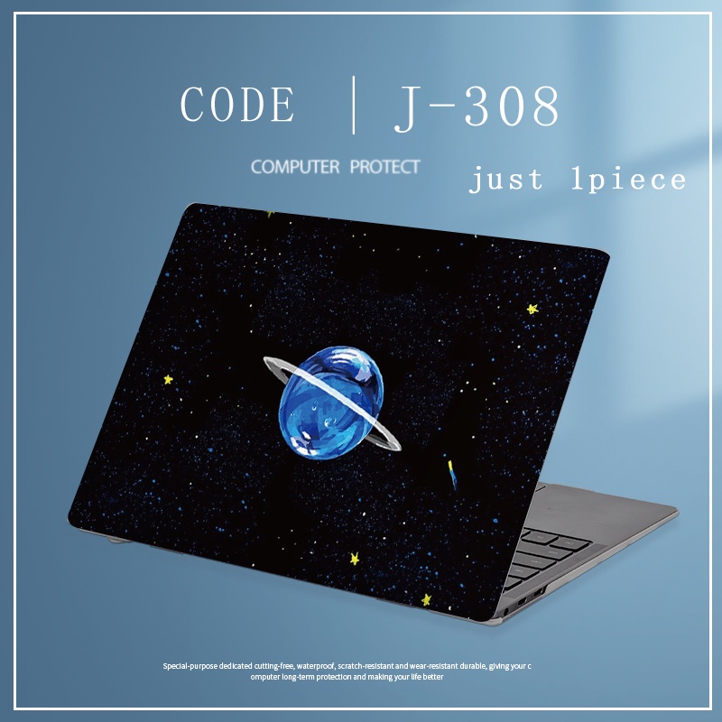 1pc Universal Bebas Potong (COD) Stiker Laptop Notebook Pelindung Cover Skin Untuk Semua Ukuran MacBook