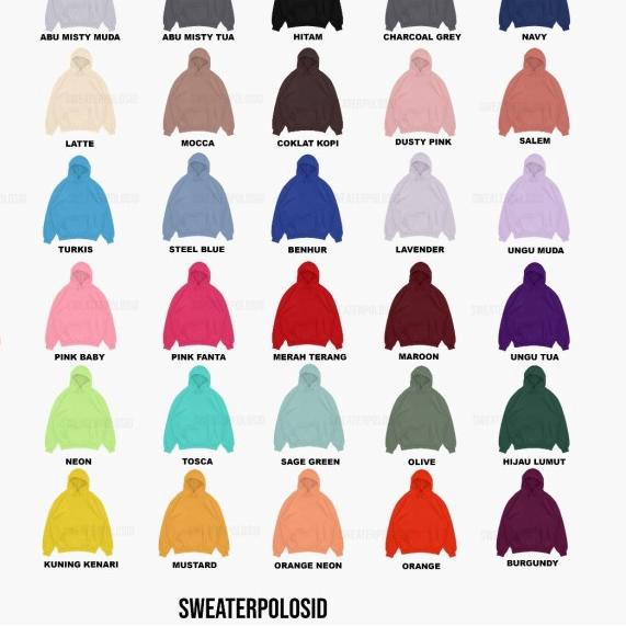 SWEATERPOLOSID x BTR — Hoodie Jumper Focus Angie Size M-XXL - Beige, M