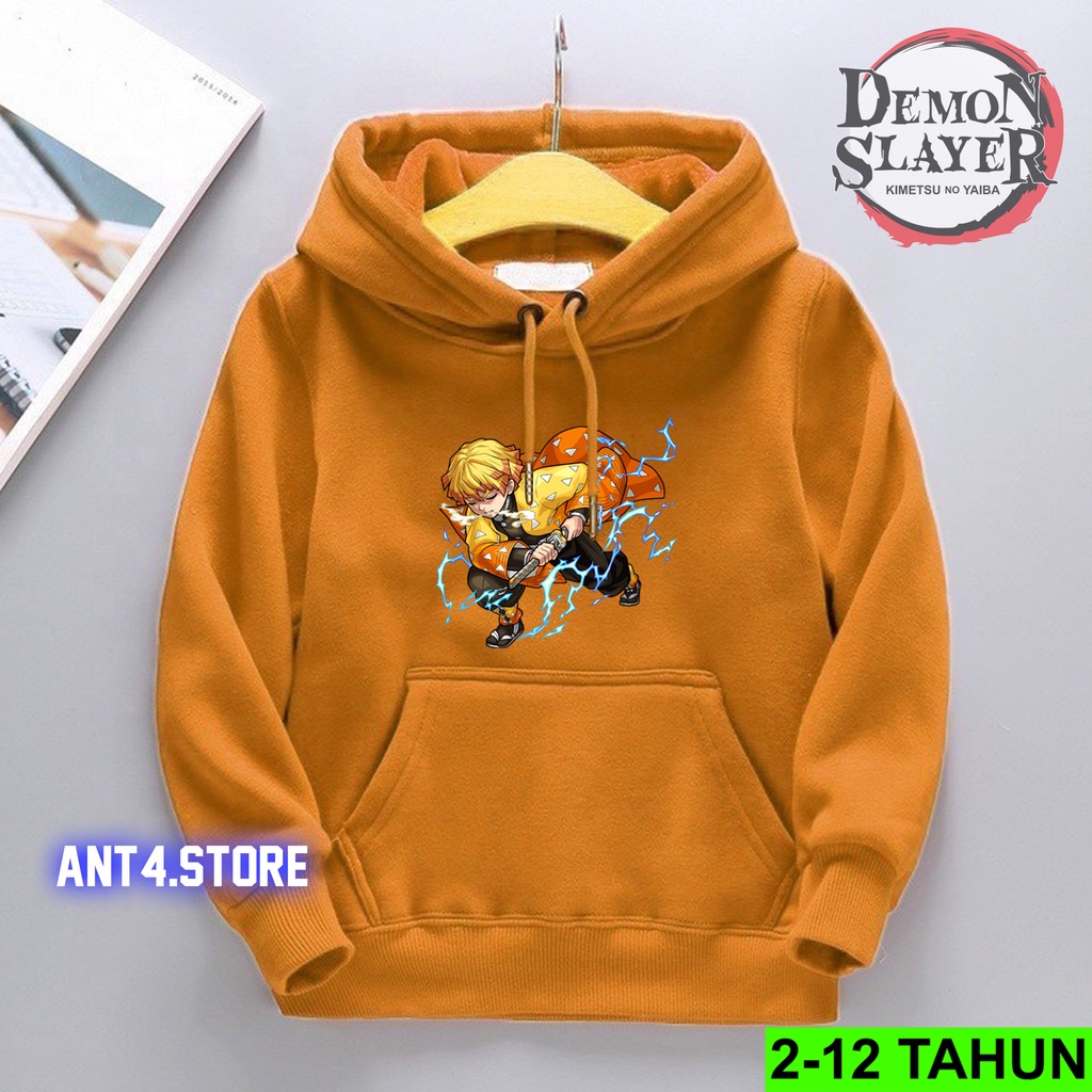 Jaket Anak Usia 2 - 12 Tahun Hoodie Anak ZENITSU Sweater Anak Anime