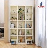 lemari serbaguna rak buku /rak hias olympic lynel 3x5