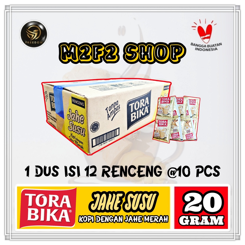 

Kopi Torabika Jahe Susu Tanpa Ampas Sachet - 20 gr (Kemasan Karton)