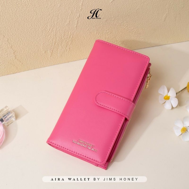 AIRA PLUS WALLET JIMS HONEY ( BAHAN TERBARU DAN VARIAN WARNA TERBARU )