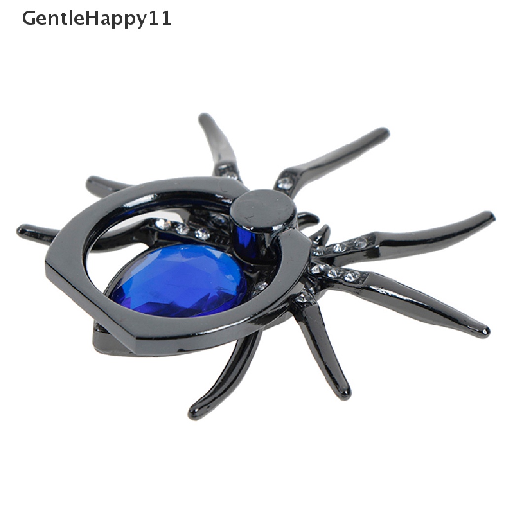 Gentlehappy Metal Spider Ring Holder 360 Rotate Phone Stand Tempat Handphone id