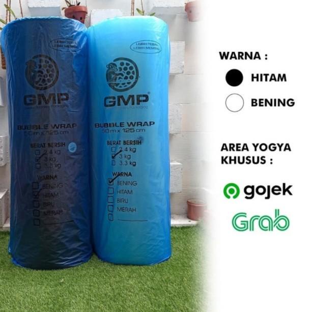 

bubble wrap plastik gelembung packing roll 50meter tinggi 125cm - GMP 3.0 Bening