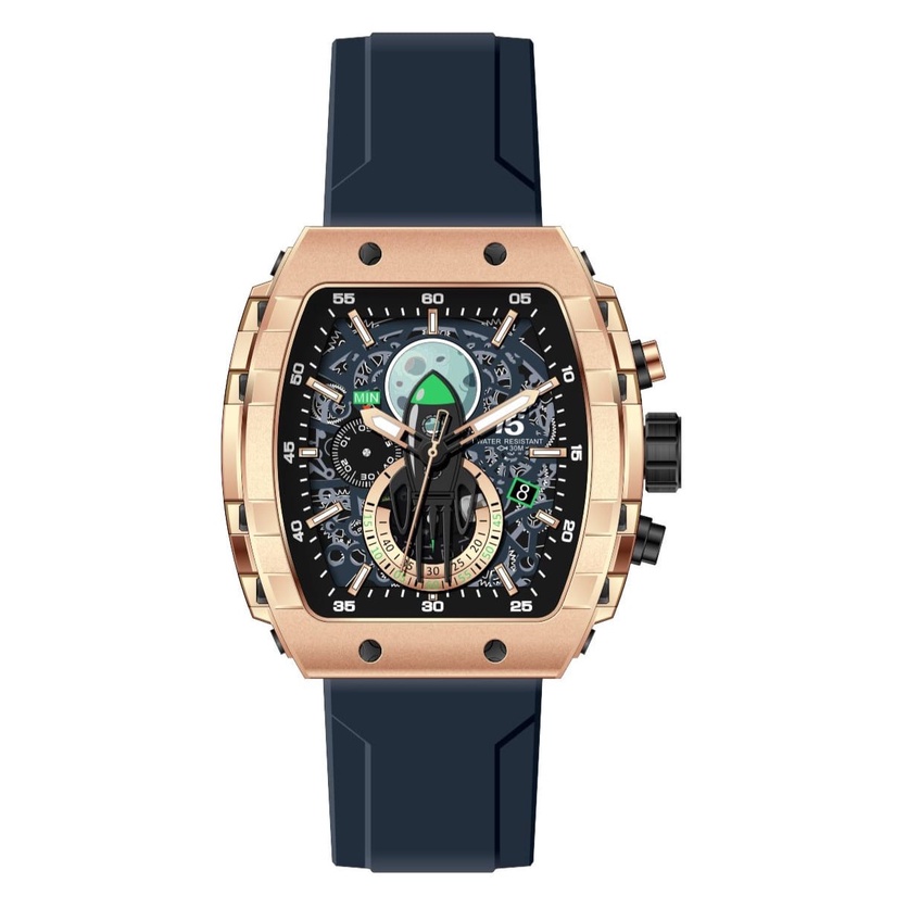 Jam Tangan Pria T5 H 3941G 3941 Original Tanggal Dan Chrono Aktif Tali Rubber Terbaru - COD - Best Seller