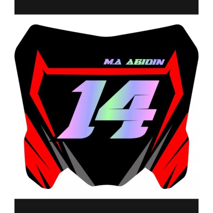 DECAL PAPAN CRF 150 CRF 250 CRF 450 BEBAS DESAIN
