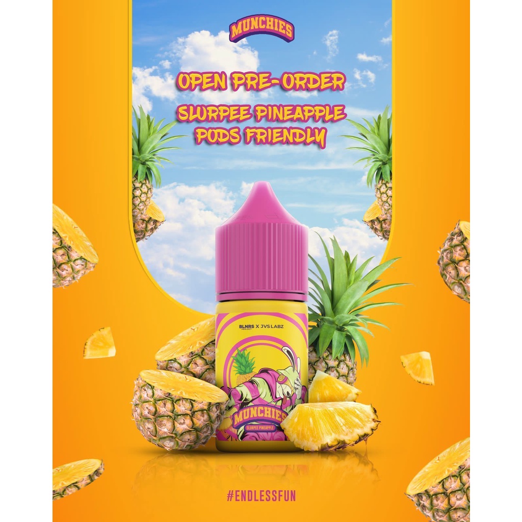 MUNCHIES SLURPEE PODS FRIENDLY 30ML 14MG AUTHEN