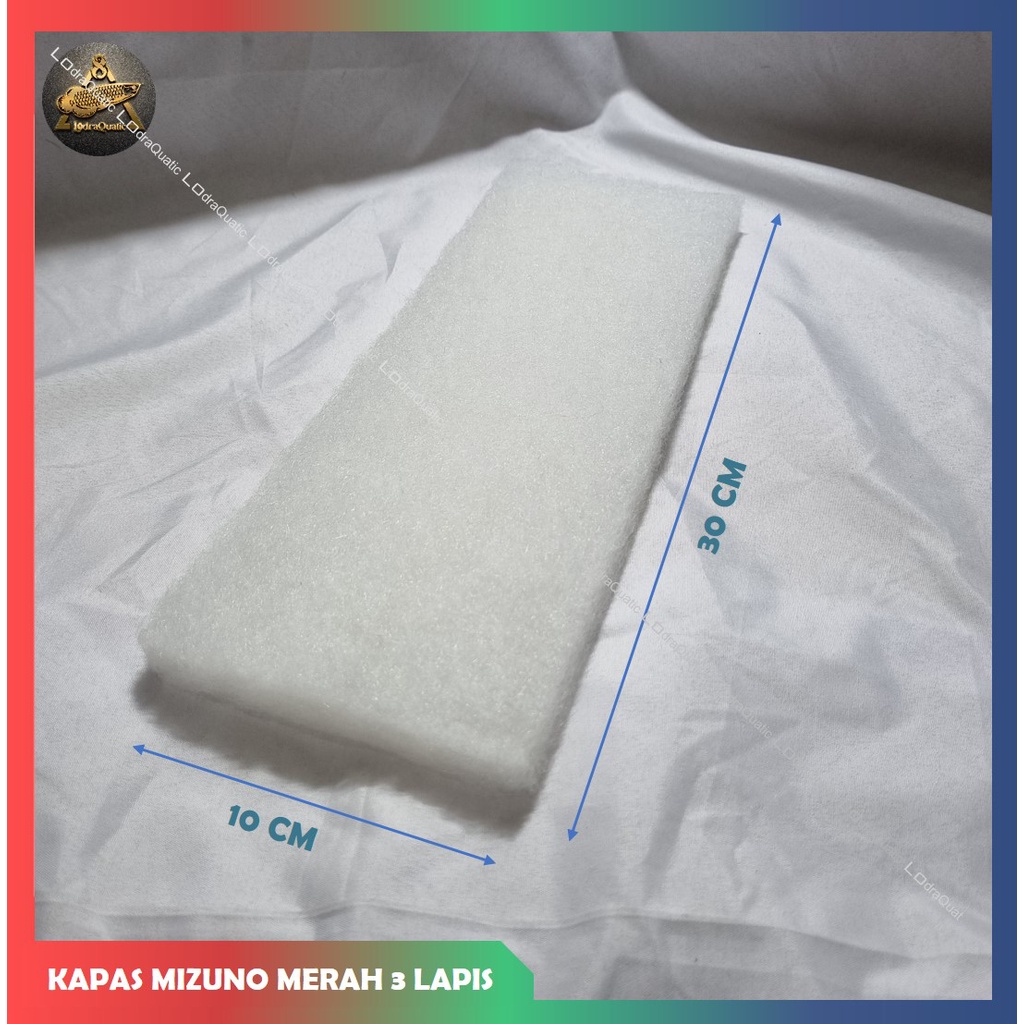 {KAPAS MIZUNO MERAH 3 LAPIS} KAPAS MIZUNO BY LODRAQUATIC FILTER AQUARIUM 3 LAPIS TEBAL AQUARIUM BUSA FILTER AQUARIUM UKURAN 30 x 10  FILTER AQUARIUM MEDIA FILTER KOLAM KAPAS UNDERGRAVEL FILTER UNDERGRAVEL KAPAS BUSA FILTER AQUARIUM FILTER AQUASCAPE