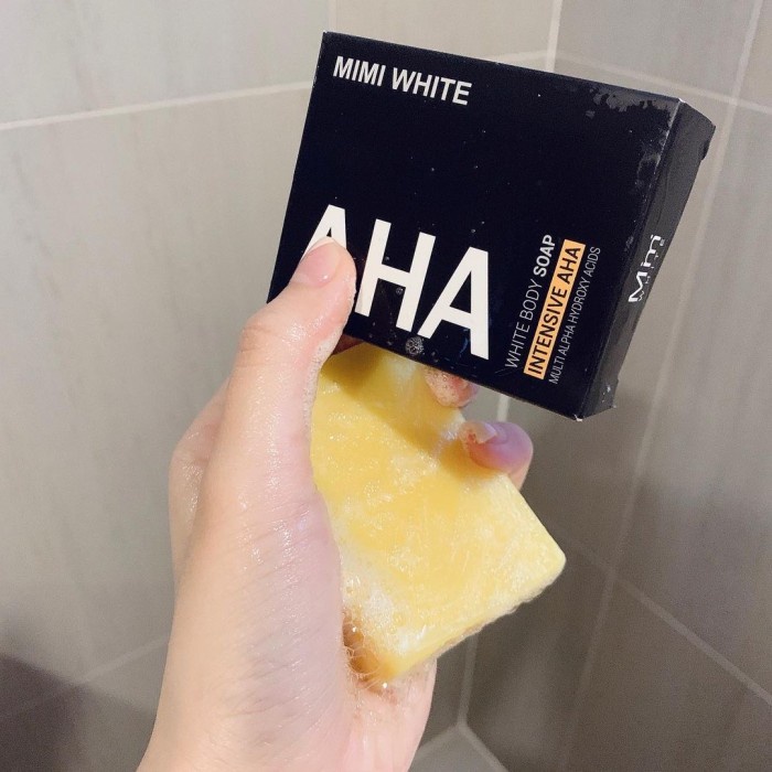 AHA Mimi White Bright Body Soap 70 GR