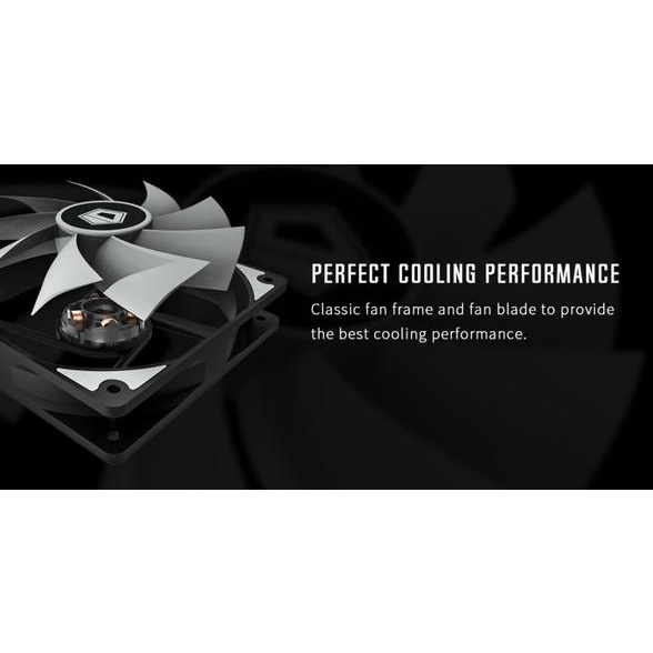 ID-COOLING NO-12025 XT 12CM 120MM PWM KIPAS CASING ID COOLING NO 12025