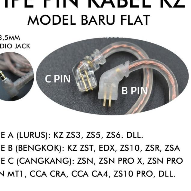 [ORIGINAL] Kabel KZ Cable KZ with Mic KZ ZSN PRO X Kabel KZ with Mic - Tipe C NEW