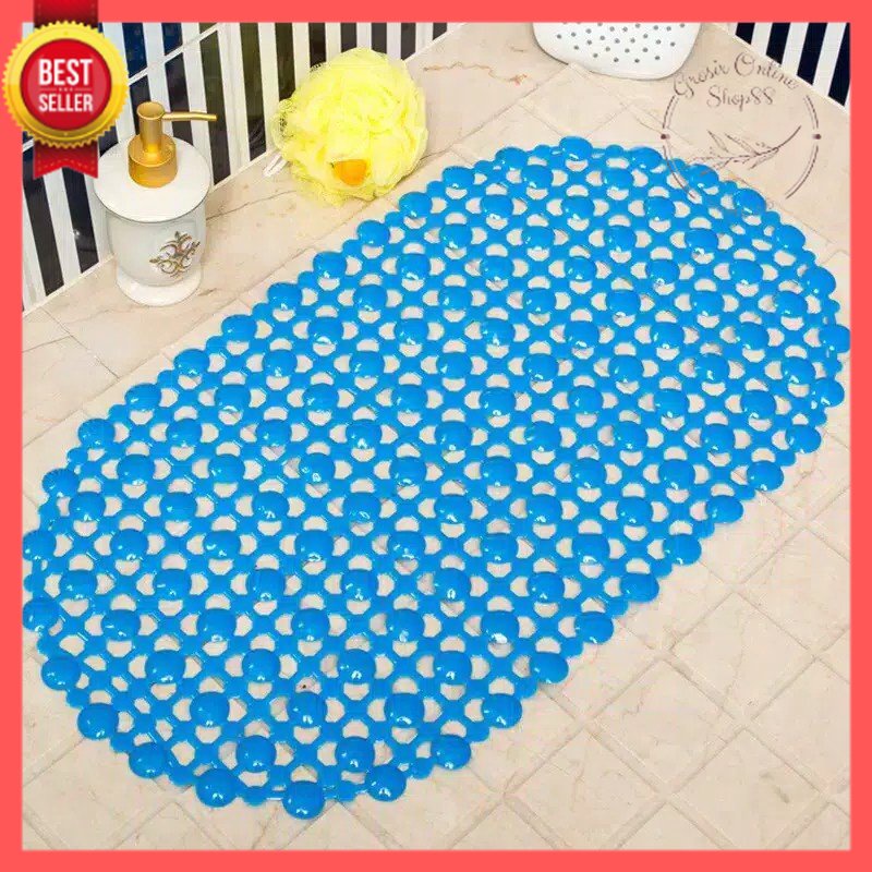 GOS - D105-  Keset Kamar Mandi Anti slip Silikon Anti Licin / Alas Kaki Dapur Wc / Bathroom Mat