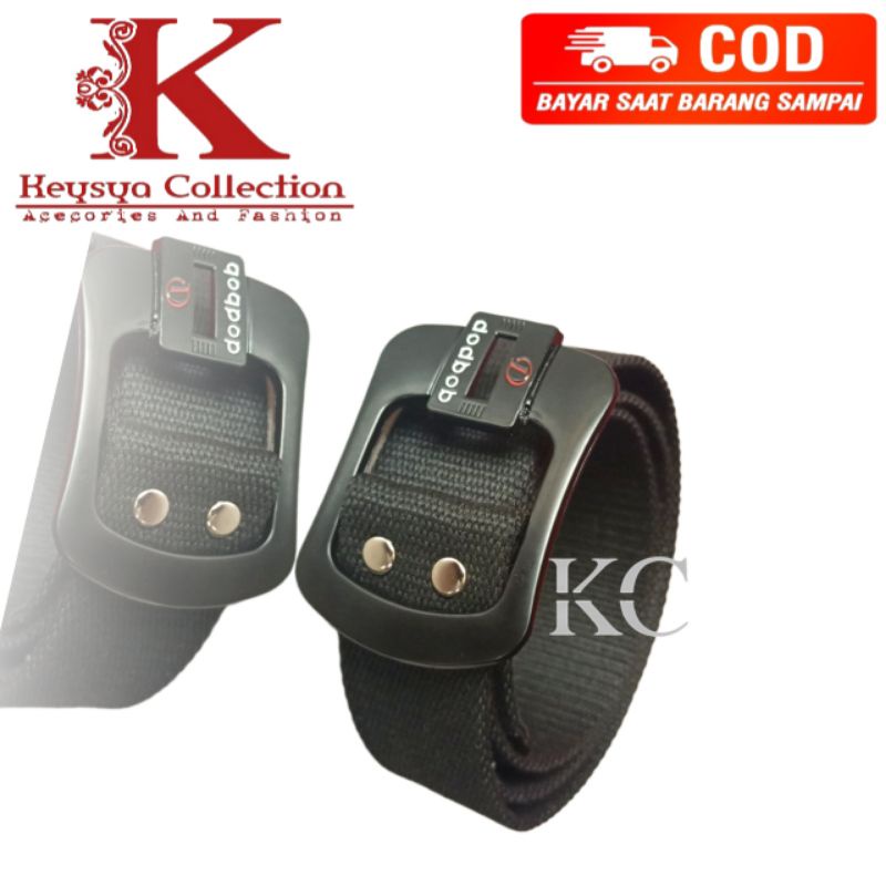 ikat pinggang pria kanvas sabuk pinggang pria tanpa Lobang