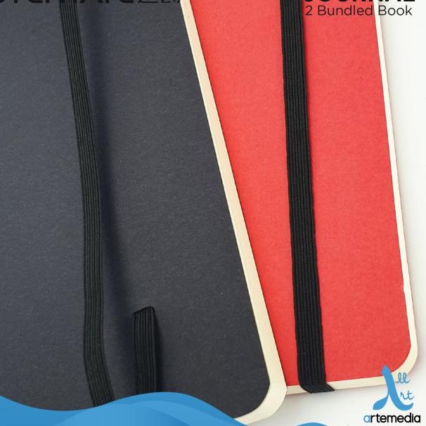 

Potentate Journals 80gsm 80sheet 21x14cm (2pcs) - BLACK & BLACK