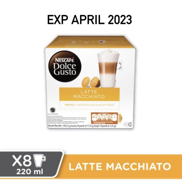 

NESCAFE DOLCE GUSTO LATTE MACCHIATO - CAPSULE