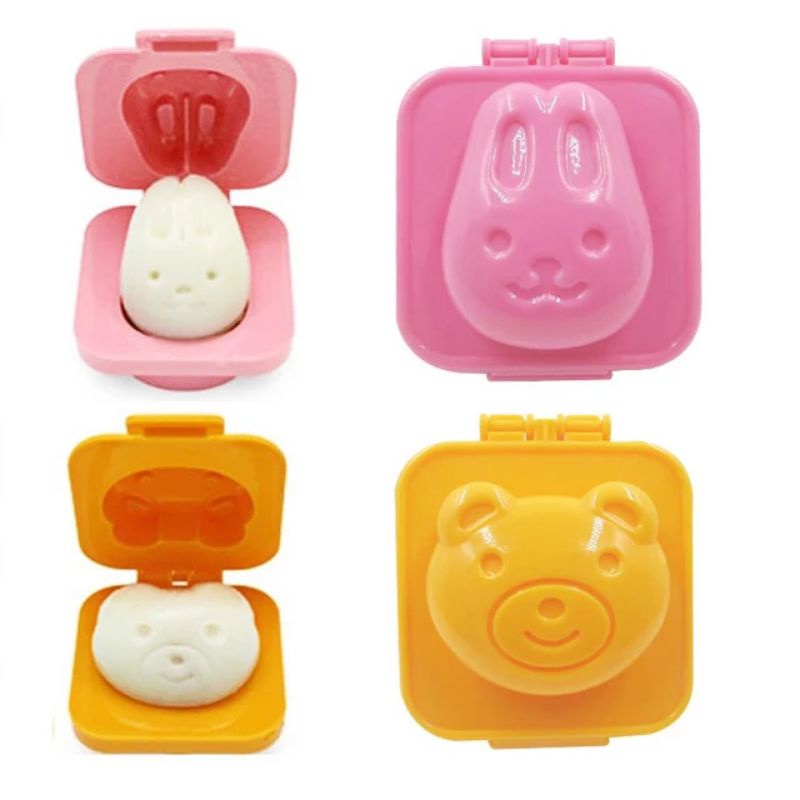 Termurah Cetakan Kartun Telur Rebus / Nasi Sushi Model Animal Lucu Untuk Bekal Anak