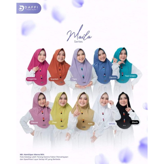 JILBAB INSTAN MAILA SERIES DAFFI