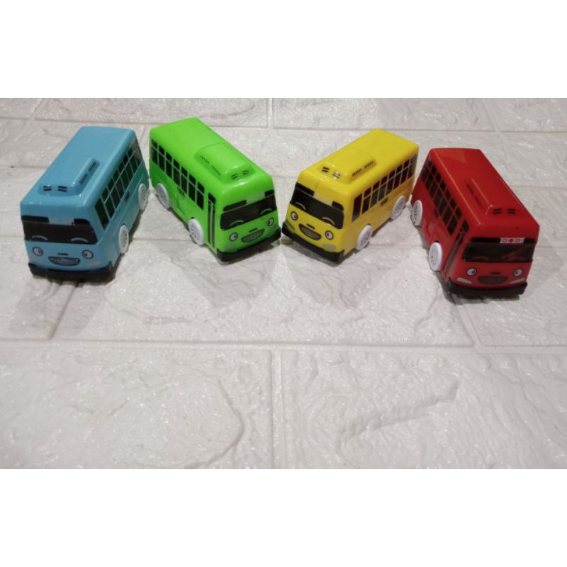 DAPAT 4 PCS MAINANAN ANAK MOBIL BIS TAYO KECIL/MAINAN ANAK BIS TAYO/TAYO