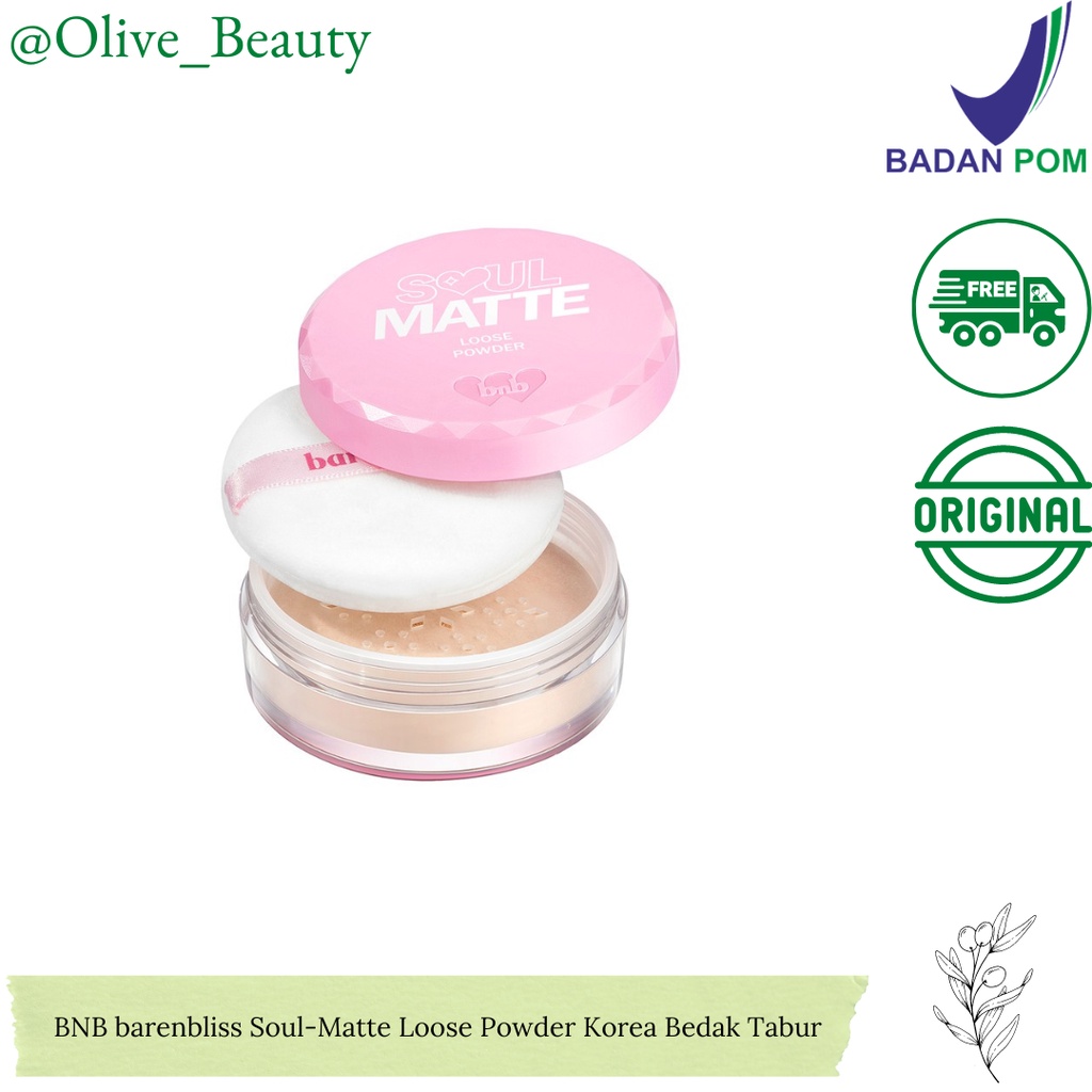 BNB barenbliss Soul-Matte Loose Powder Korea Bedak Tabur