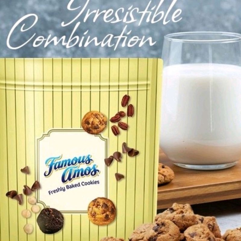 

Famous Amos Freshly Baked Cookies Crunchy Biskuit MY Handcarry