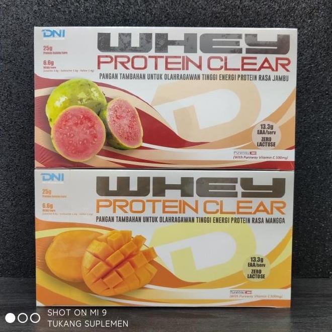 READY STOCK DNI WHEY PROTEIN CLEAR 525GR (15 SACHET @35GR) ISOLATE DG464556F