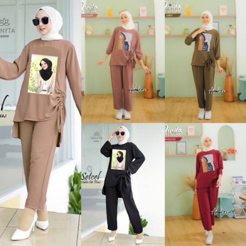 ONE SET CRINKLE SERUT SAMPING/ ONE SET VIRAL KEKINIAN/ ONE SET SABLON