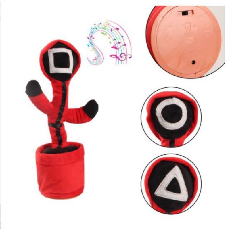 BONEKA SQUID GAME / KAKTUS BERGOYANG