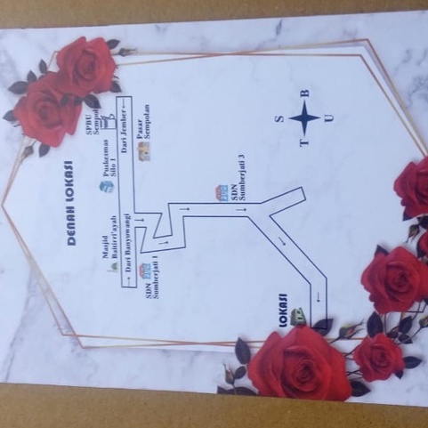 Desain Denah Untuk Undangan Pernikahan Dan Khitan