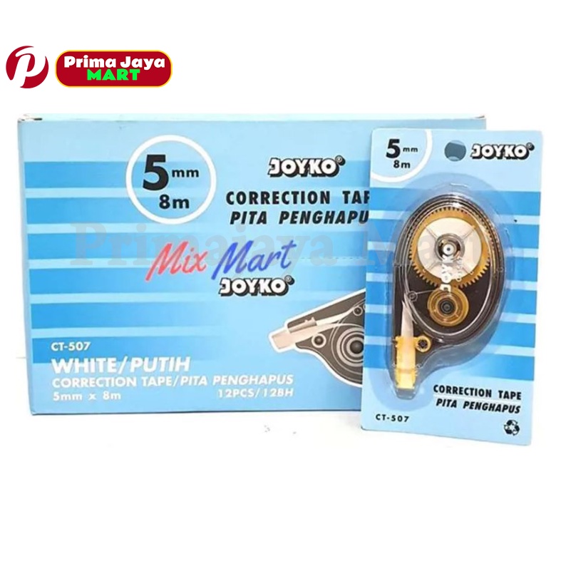 

Tip Ex Joyko CT 507 | Tip Ex Kertas Joyko CT 507 ( Pcs )