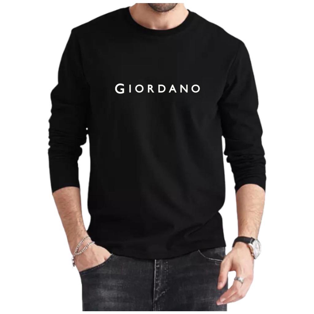 Kaos Lengan Panjang Pria Dewasa (GIOR) Kaos Oblong Pria Kaos Keren Lengan Panjang