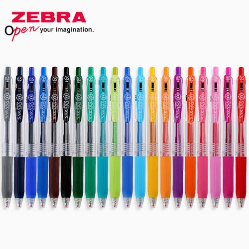 

Pulpen Sarasa 0.5 mm / Pena Gel Zebra Sarasa Clip 0.5 mm Warna Warni
