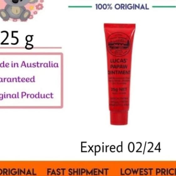 Lucas papaw ointment 25gr ORI Australia