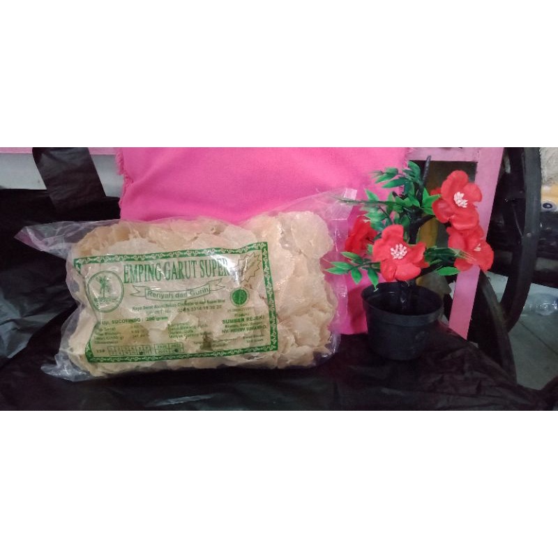

emping garut mentah