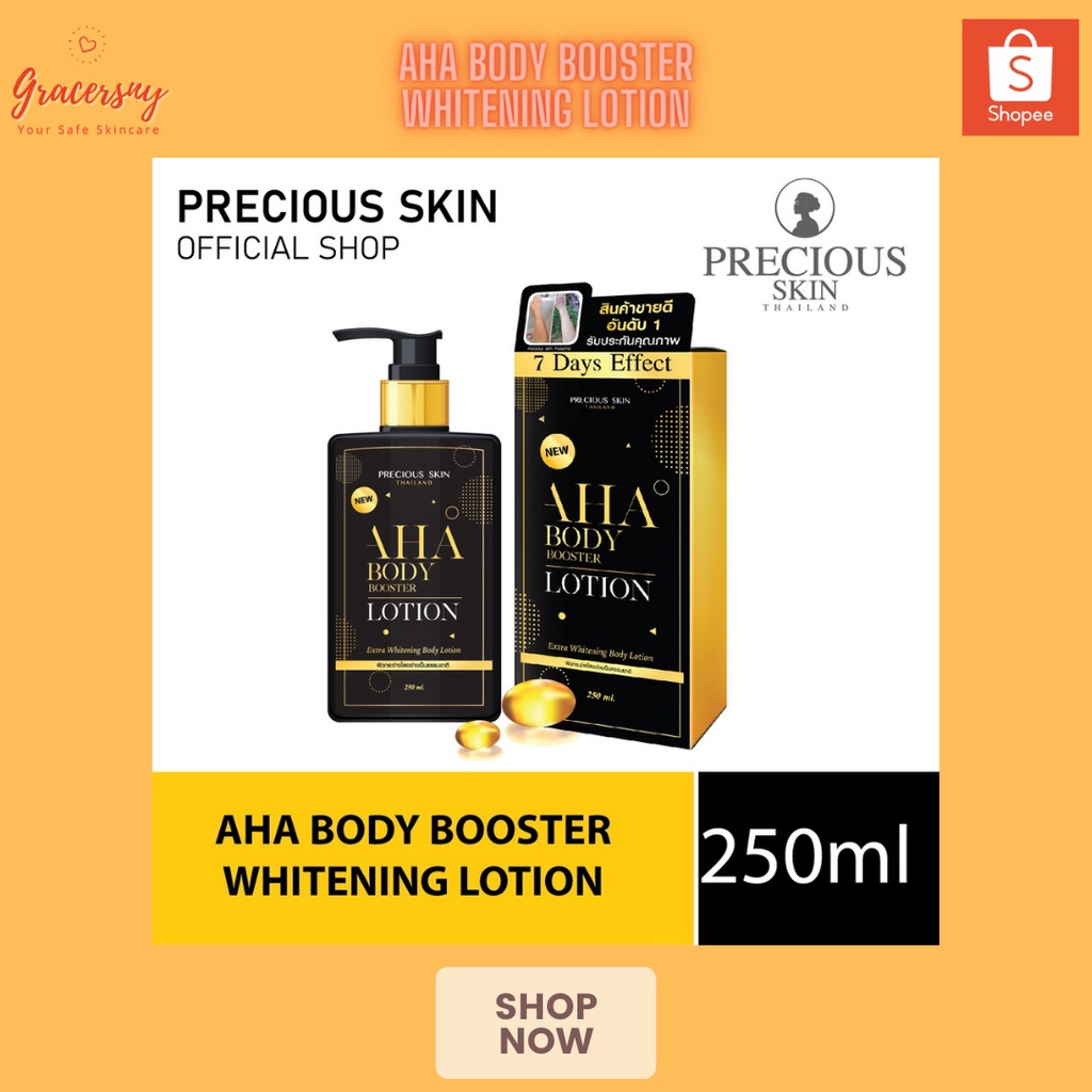 Jual Precious Skin Thailand AHA Body Booster Extra Whtening Lotion