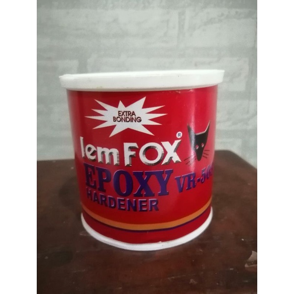 

Fox Epoxy resin hardener lem kayu besi logam karet