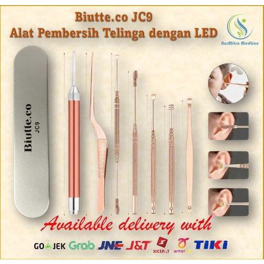 Alat Pembersih Telinga Biutte.co JC9 dengan LED