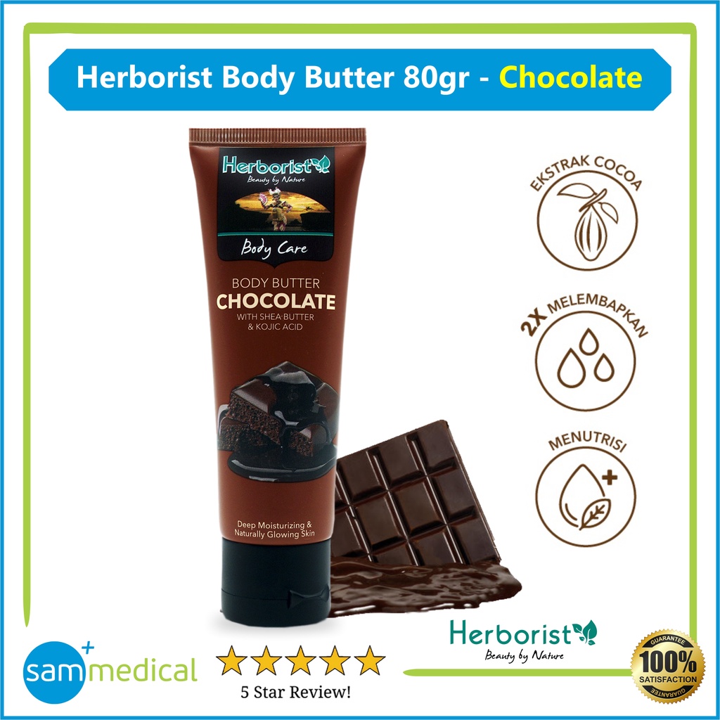 Jual Herborist Body Butter 80gr Chocolate Shopee Indonesia